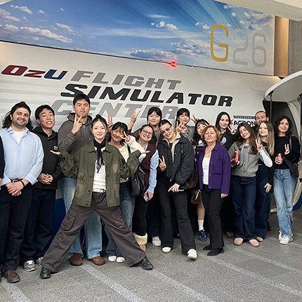 항공경영전공, 튀르키예 외지예인대학교 항공교육 모델 현장 탐방