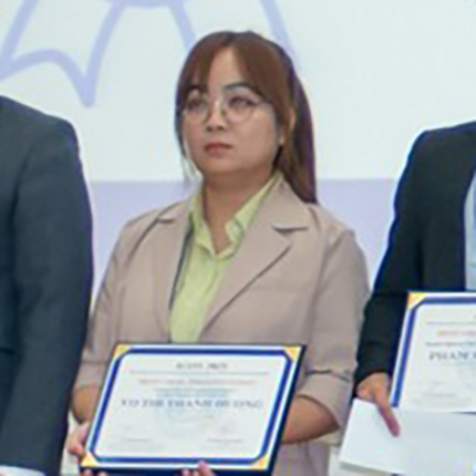 보 티 탄 흐엉 박사과정생, 베트남 청년 과학자 학술대회 최우수 발표상 수상