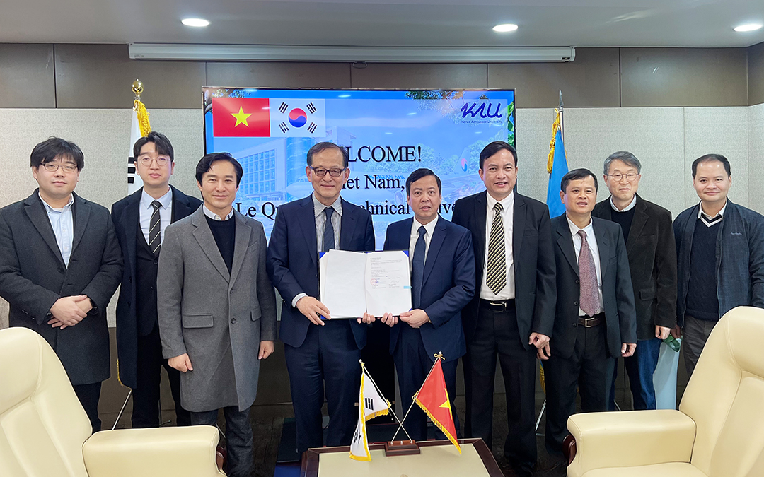한국항공대, 베트남 군사기술대학교와 학술·연구 협력 MOU 체결