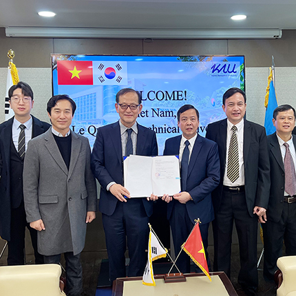 베트남 군사기술대학교와 학술·연구 협력 위한 MOU 체결