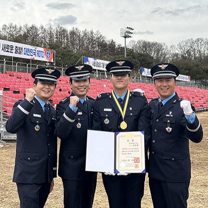 학군장교 임관식 최고상 ‘대통령상’ 받은 정찬혁 공군 소위
