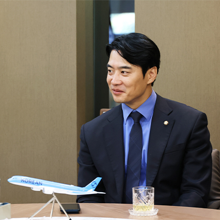 한준호 의원, 허 총장과 UAM 클러스터 구축방안 논의